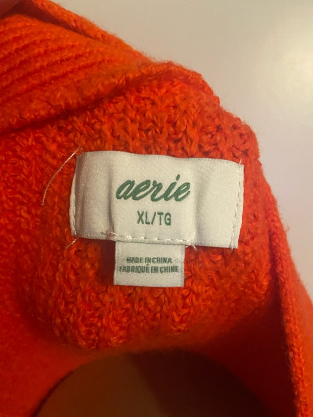 aerie Oversized Bright red Button-Front Cardigan - Picture 2 of 5